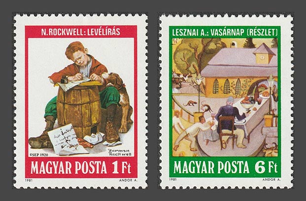 1981. Híres illusztrátorok - Festmények (XVIII.)