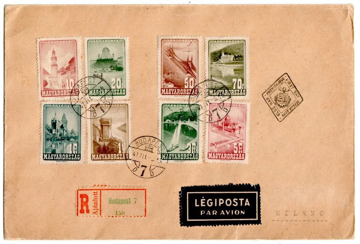 Az első magyar FDC – 1947. Repülők (IV)