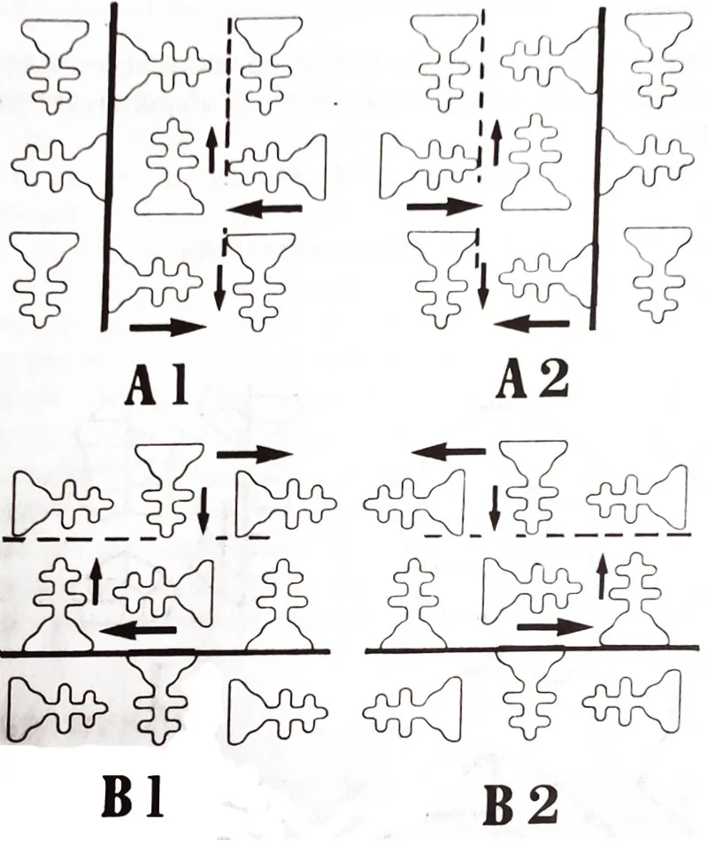 A IX. vízjel állásai