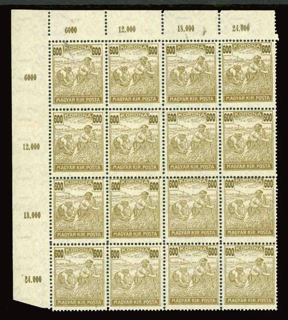 1924 Harvester – 600/800 denomination error